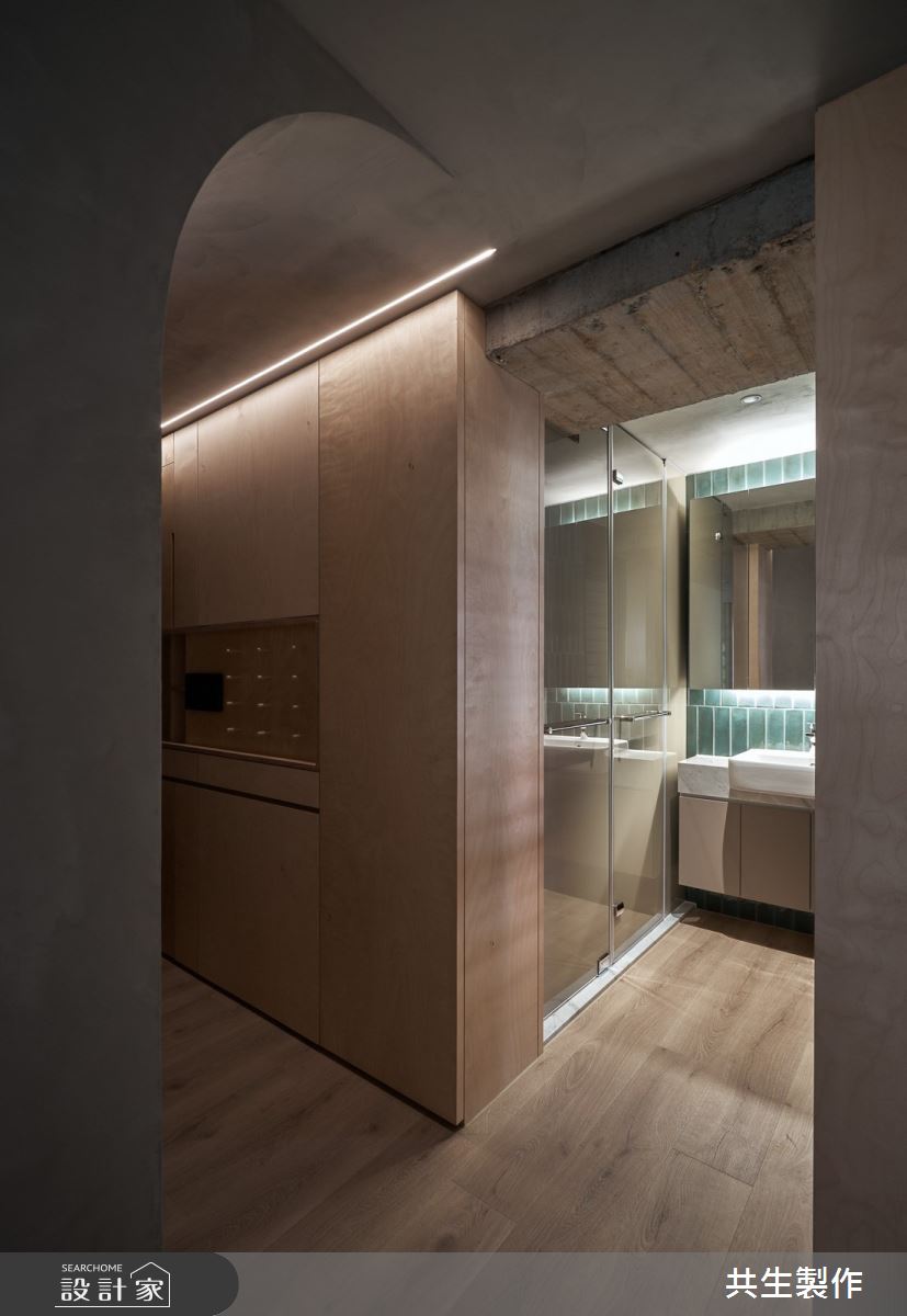 15坪預售屋＿現代風玄關浴室案例圖片＿共生製作設計有限公司＿共生製作_HouseW之19