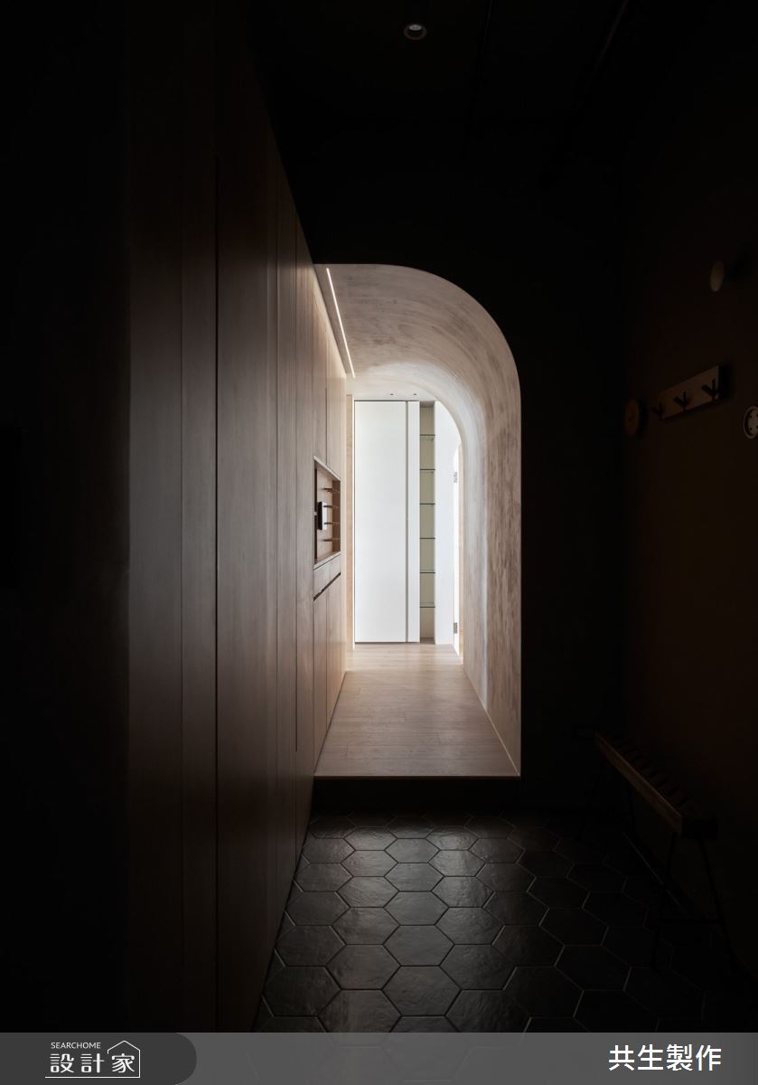 15坪預售屋＿現代風玄關走廊案例圖片＿共生製作設計有限公司＿共生製作_HouseW之1