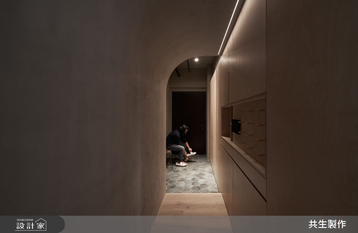 15坪預售屋＿現代風玄關案例圖片＿共生製作設計有限公司＿共生製作_HouseW之2
