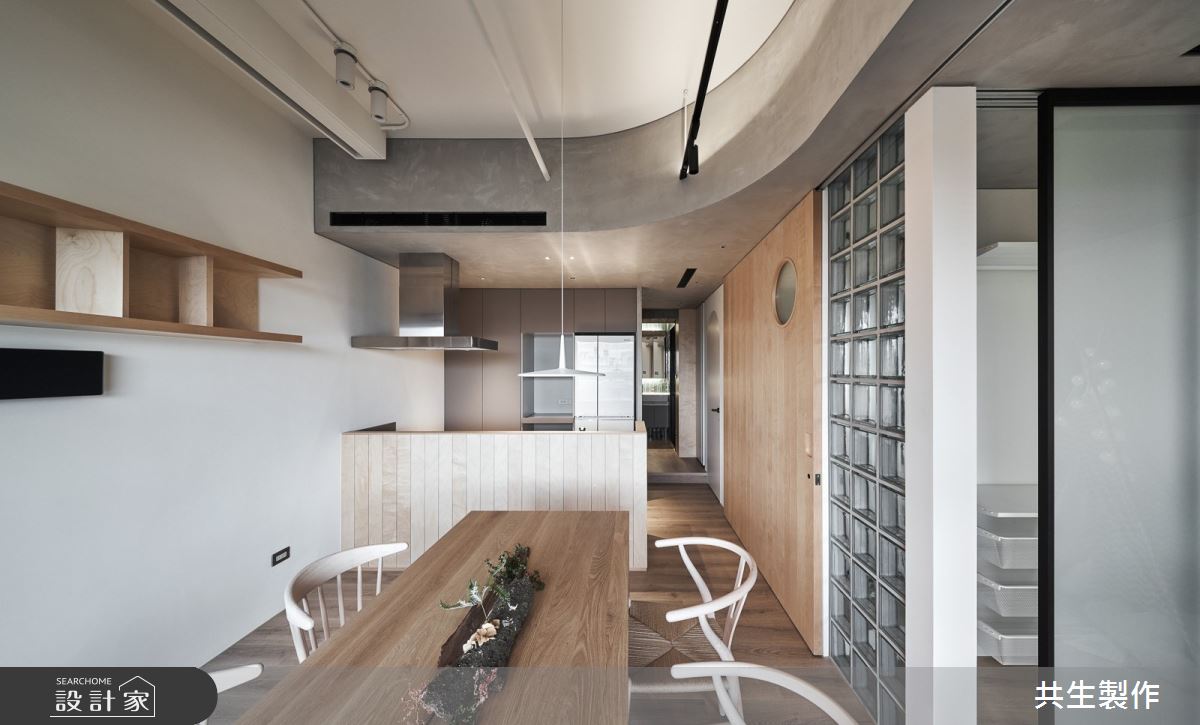15坪預售屋＿現代風餐廳廚房案例圖片＿共生製作設計有限公司＿共生製作_HouseW之10