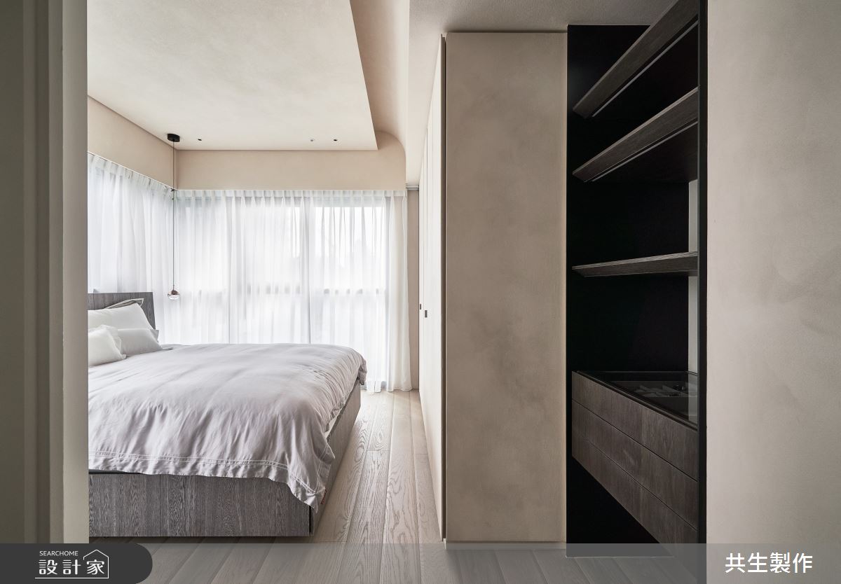 30坪預售屋＿現代風臥室更衣間案例圖片＿共生製作設計有限公司＿共生製作_S+M HOUSE之18