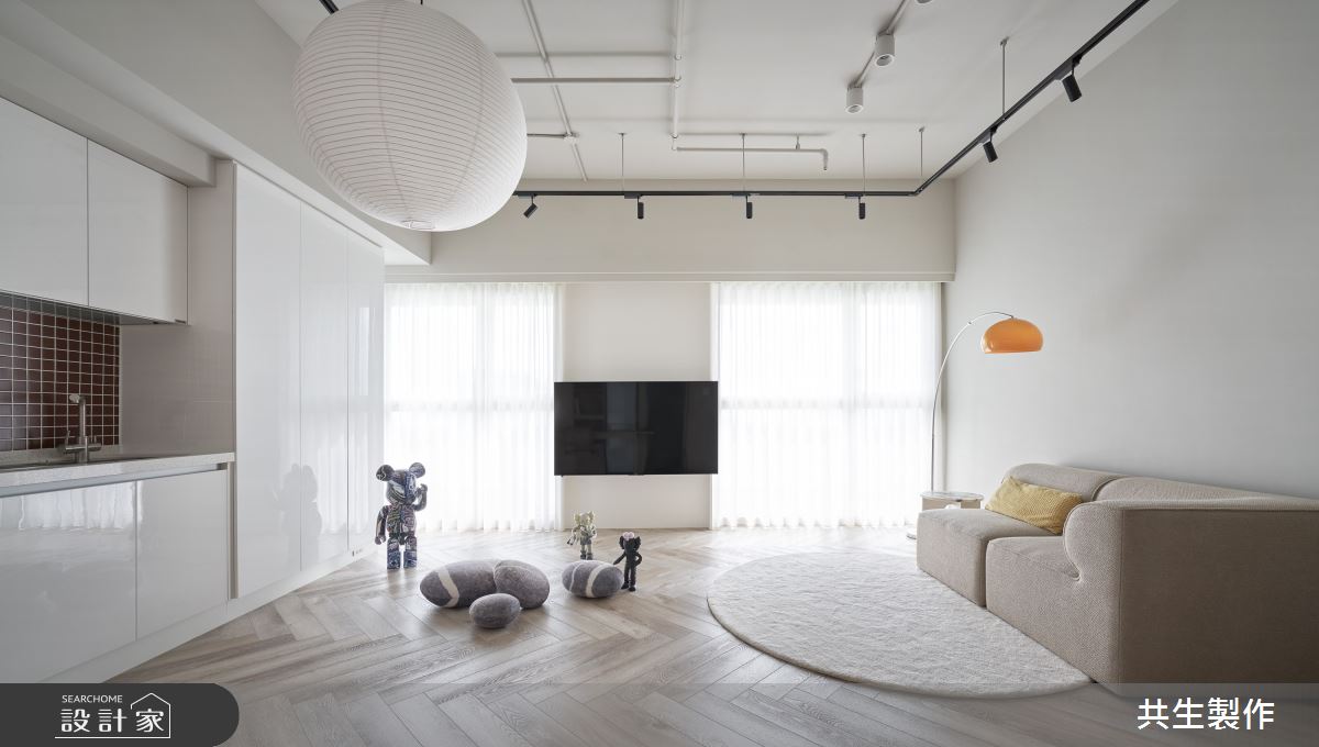 17坪新成屋(5年以下)＿現代風客廳案例圖片＿共生製作設計有限公司＿共生製作_悠悠若嵐之9