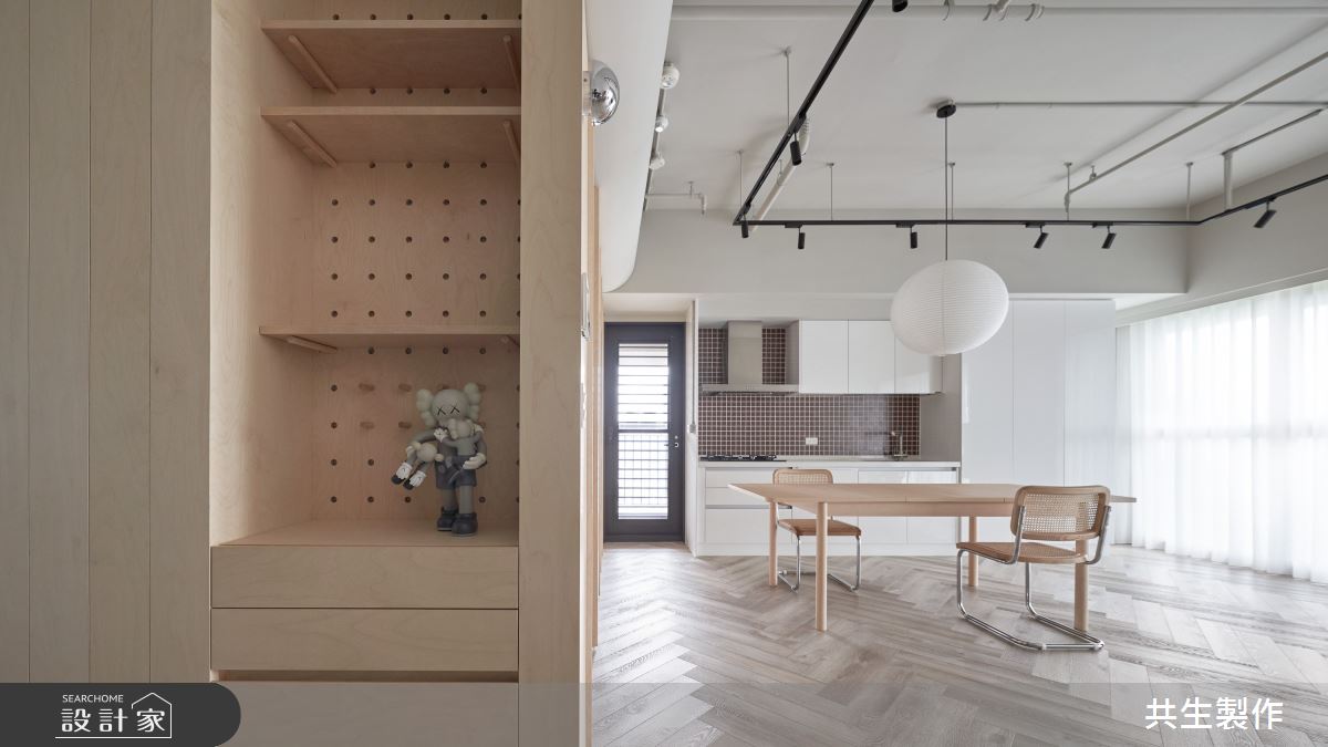 17坪新成屋(5年以下)＿現代風玄關餐廳廚房案例圖片＿共生製作設計有限公司＿共生製作_悠悠若嵐之6