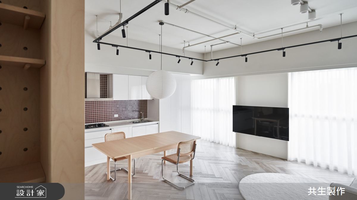 17坪新成屋(5年以下)＿現代風客廳餐廳廚房案例圖片＿共生製作設計有限公司＿共生製作_悠悠若嵐之8
