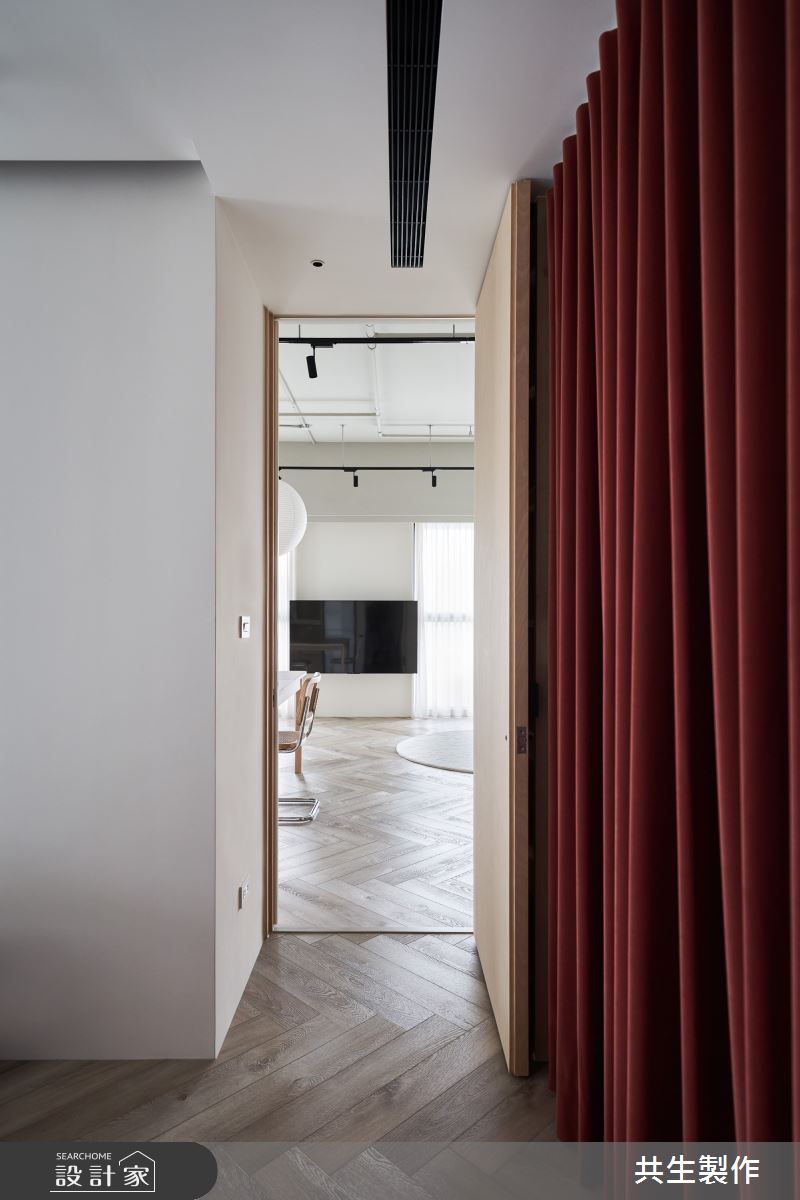 17坪新成屋(5年以下)＿現代風客廳臥室案例圖片＿共生製作設計有限公司＿共生製作_悠悠若嵐之16