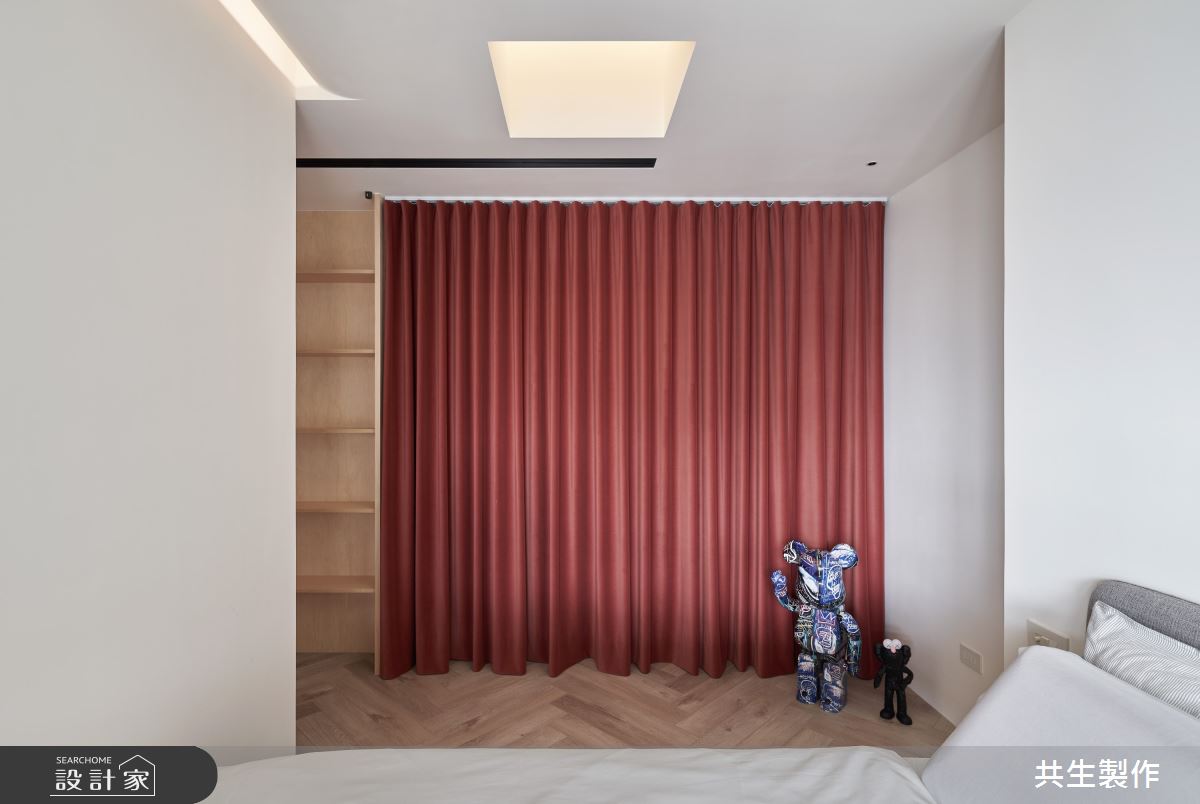 17坪新成屋(5年以下)＿現代風臥室案例圖片＿共生製作設計有限公司＿共生製作_悠悠若嵐之17