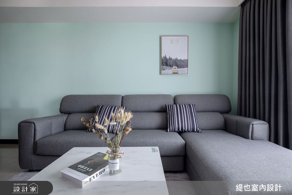 24坪預售屋＿現代風客廳案例圖片＿緹也室內設計＿緹也_興時代之7