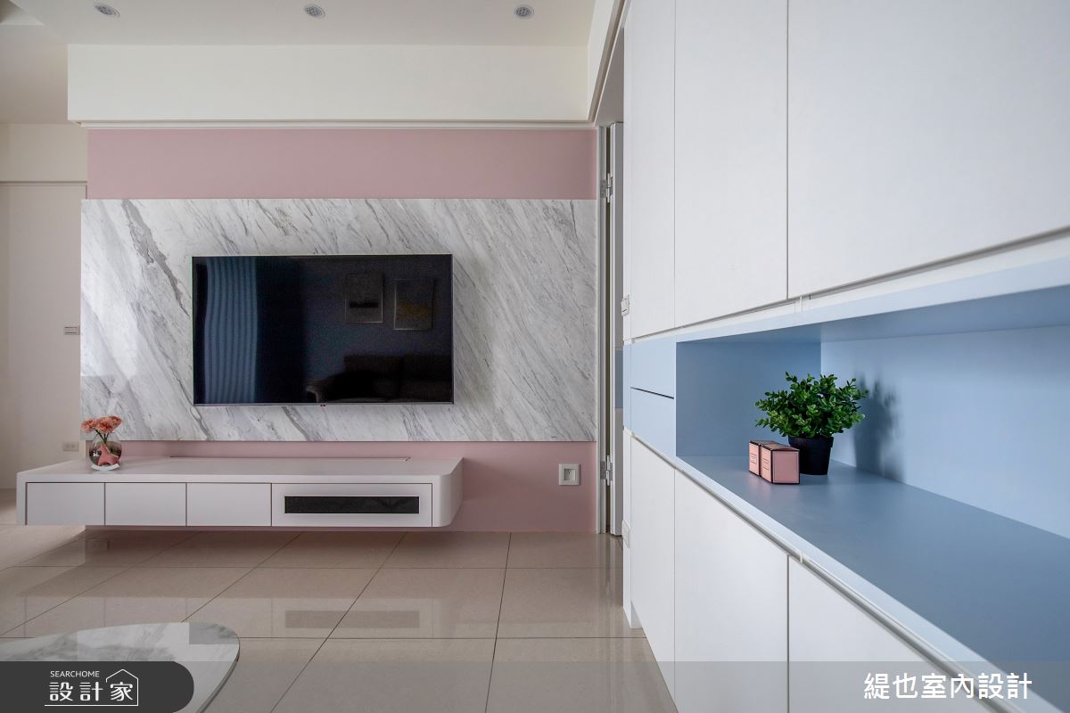 25坪預售屋＿混搭風客廳案例圖片＿緹也室內設計＿緹也_居品in park之7
