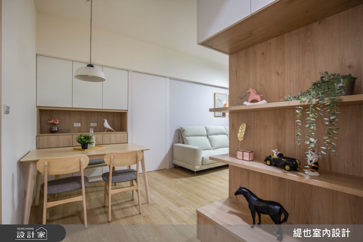 25坪預售屋＿北歐風玄關客廳餐廳案例圖片＿緹也室內設計＿緹也_吉灃景悅之2
