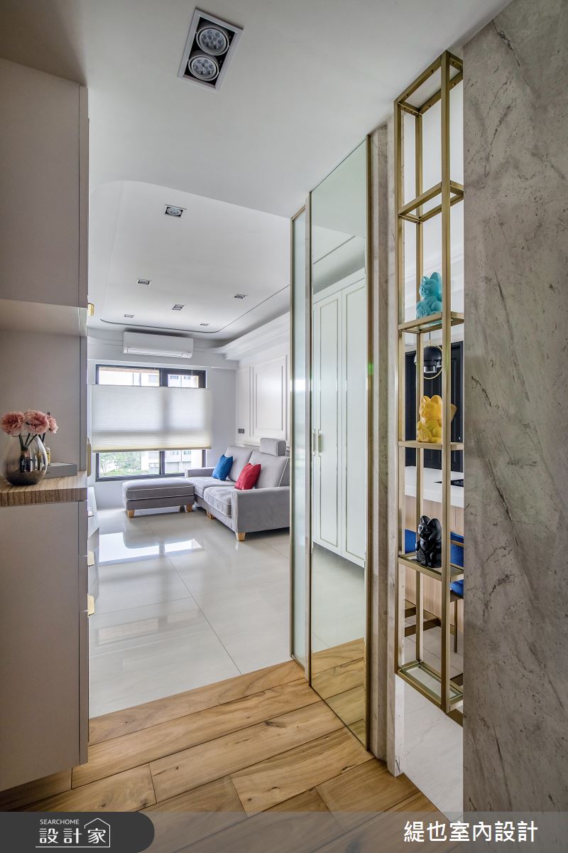 24坪預售屋＿新古典玄關客廳案例圖片＿緹也室內設計＿緹也_菁英薈之2