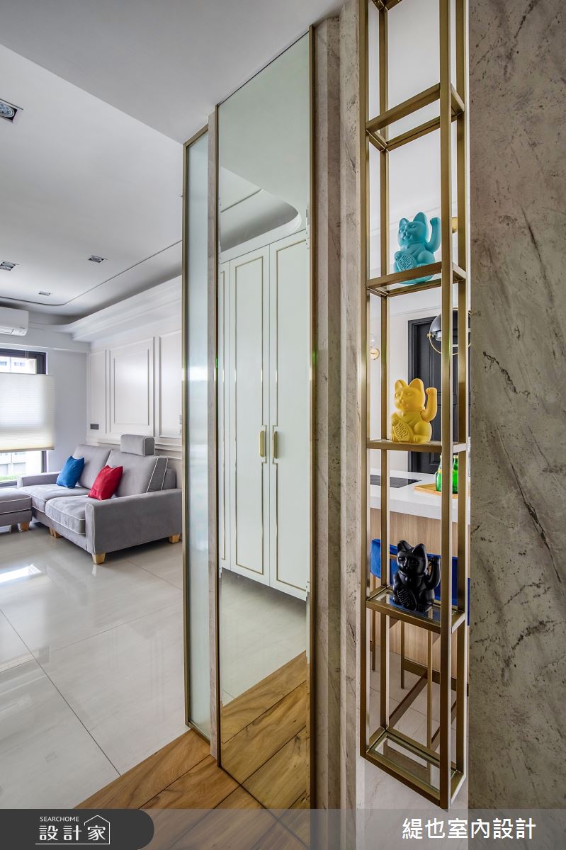 24坪預售屋＿新古典玄關客廳案例圖片＿緹也室內設計＿緹也_菁英薈之3