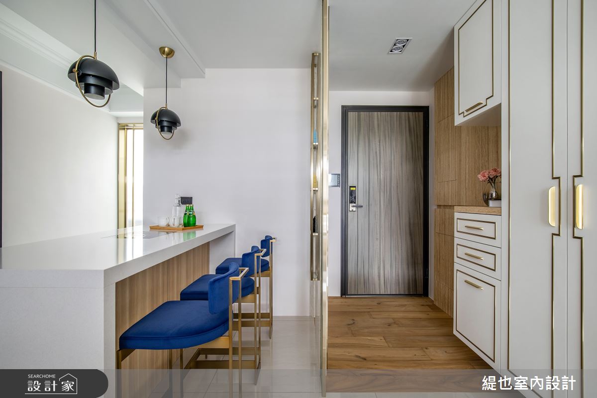24坪預售屋＿新古典玄關餐廳吧檯案例圖片＿緹也室內設計＿緹也_菁英薈之5