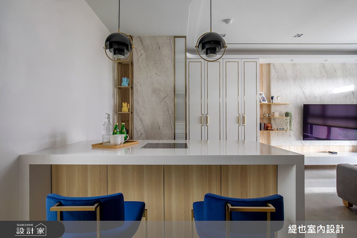 24坪預售屋＿新古典玄關餐廳吧檯案例圖片＿緹也室內設計＿緹也_菁英薈之8