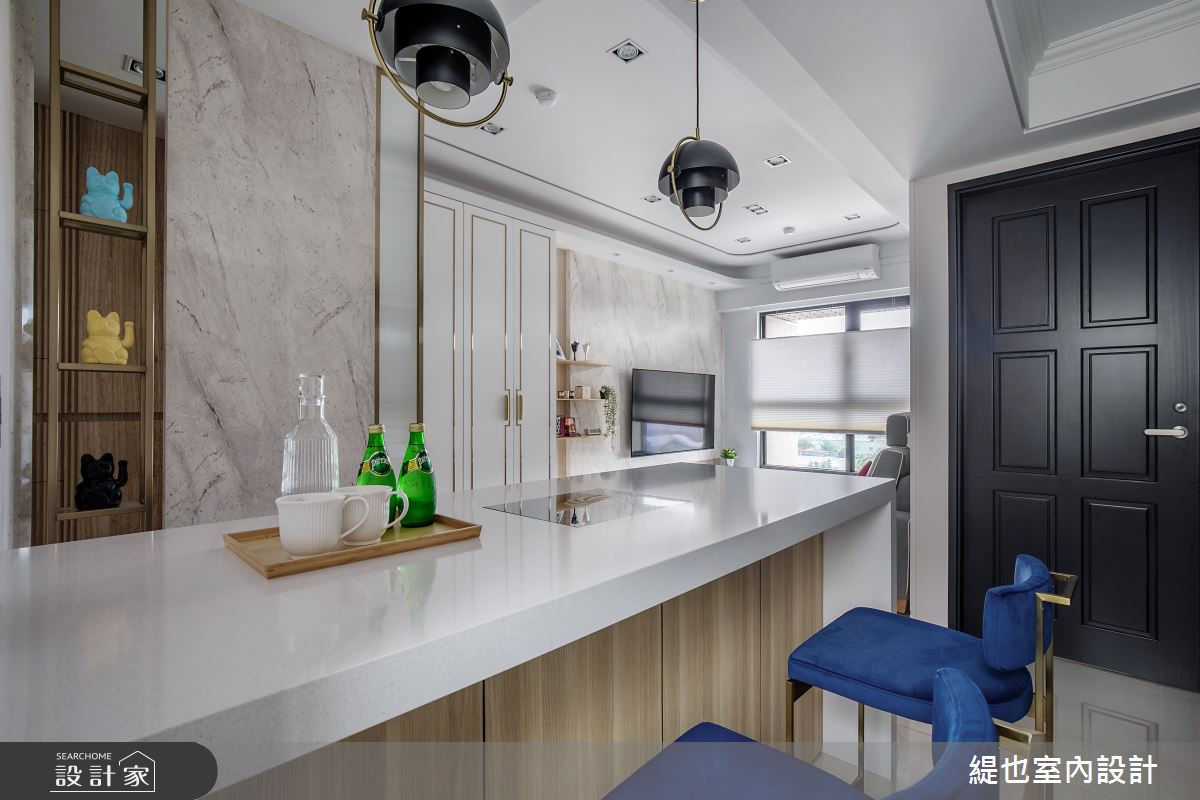 24坪預售屋＿新古典餐廳吧檯案例圖片＿緹也室內設計＿緹也_菁英薈之9