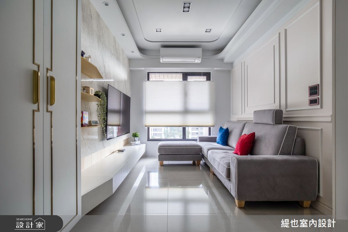 24坪預售屋＿新古典客廳案例圖片＿緹也室內設計＿緹也_菁英薈之10
