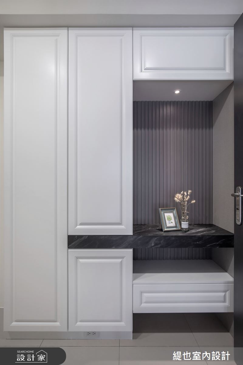 60坪新成屋(5年以下)＿新古典玄關案例圖片＿緹也室內設計＿緹也_薇閣美地之2