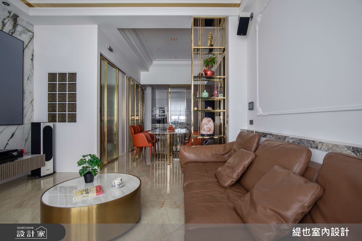 66坪中古屋(5~15年)＿混搭風客廳案例圖片＿緹也室內設計＿緹也_中壢別墅之20