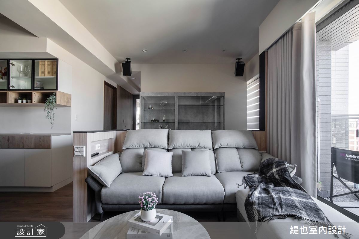 30坪預售屋＿現代風客廳案例圖片＿緹也室內設計＿緹也_自由居之12