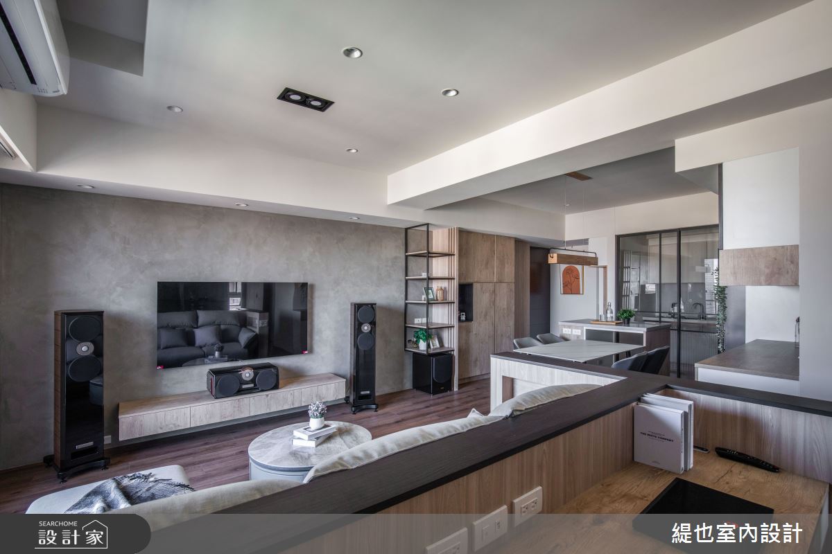 30坪預售屋＿現代風客廳案例圖片＿緹也室內設計＿緹也_自由居之18