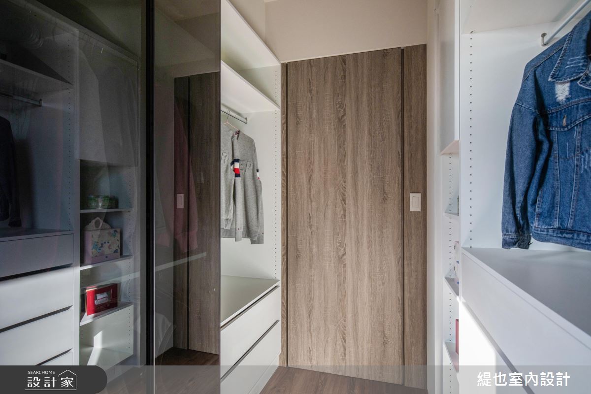 30坪預售屋＿現代風更衣間案例圖片＿緹也室內設計＿緹也_自由居之22