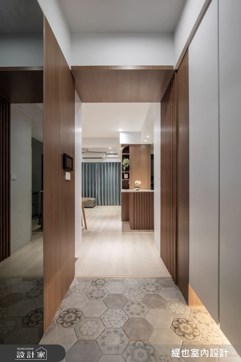 預售屋＿日式風玄關案例圖片＿緹也室內設計＿緹也_挪威麗園之2