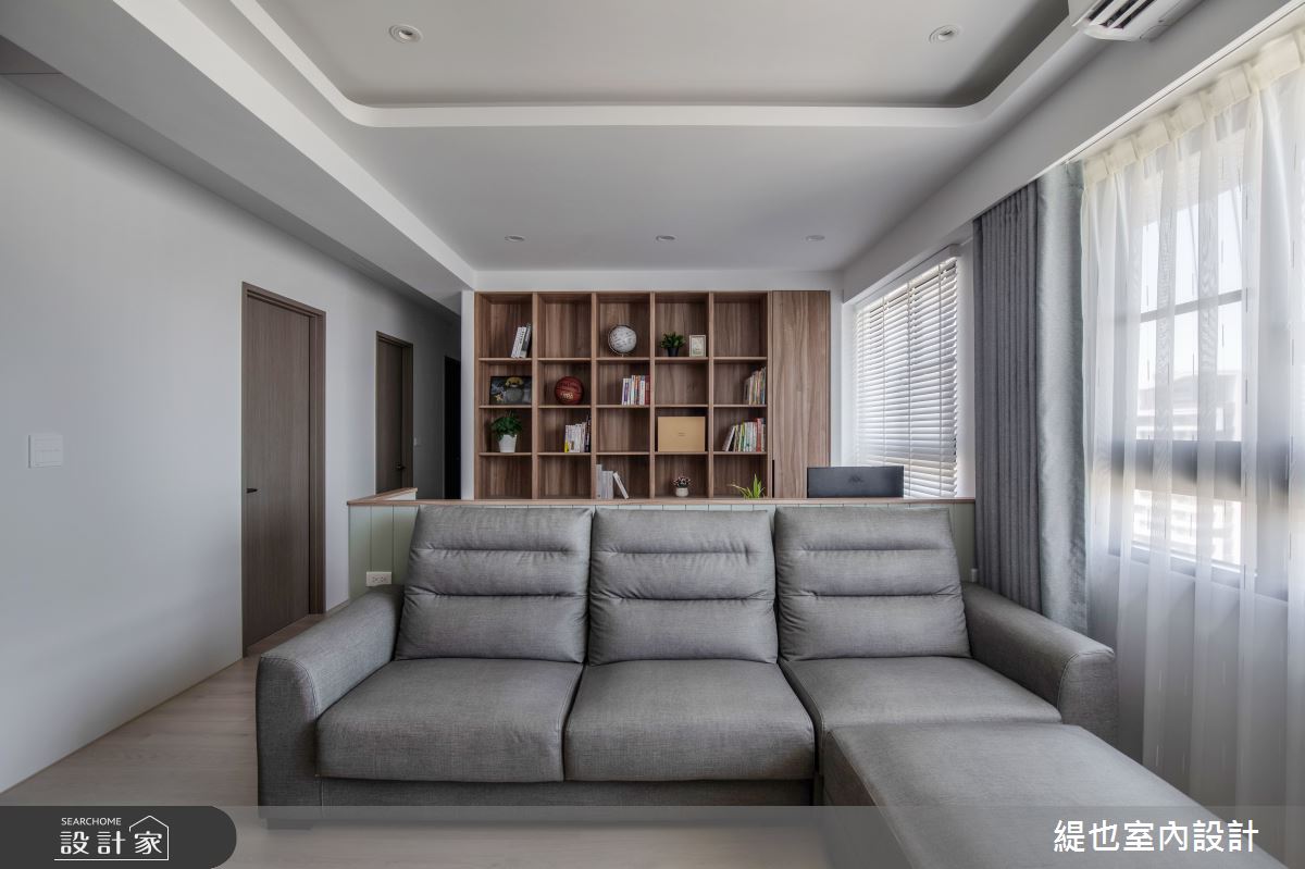 預售屋＿日式風客廳案例圖片＿緹也室內設計＿緹也_挪威麗園之14