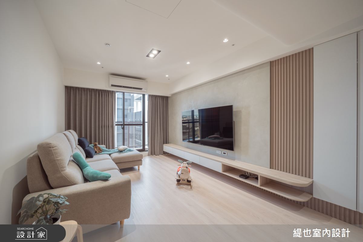 22坪預售屋＿北歐風客廳案例圖片＿緹也室內設計＿緹也_水曰之25