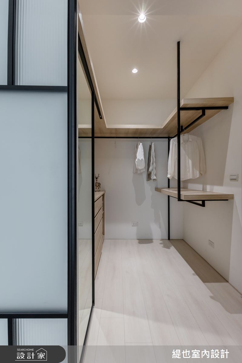 29坪老屋(16~30年)＿北歐風更衣間案例圖片＿緹也室內設計＿緹也_富源藝術家之25