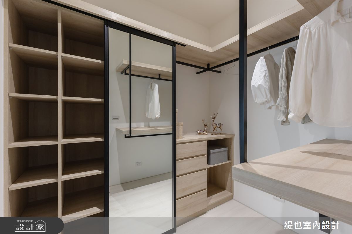 29坪老屋(16~30年)＿北歐風更衣間案例圖片＿緹也室內設計＿緹也_富源藝術家之24