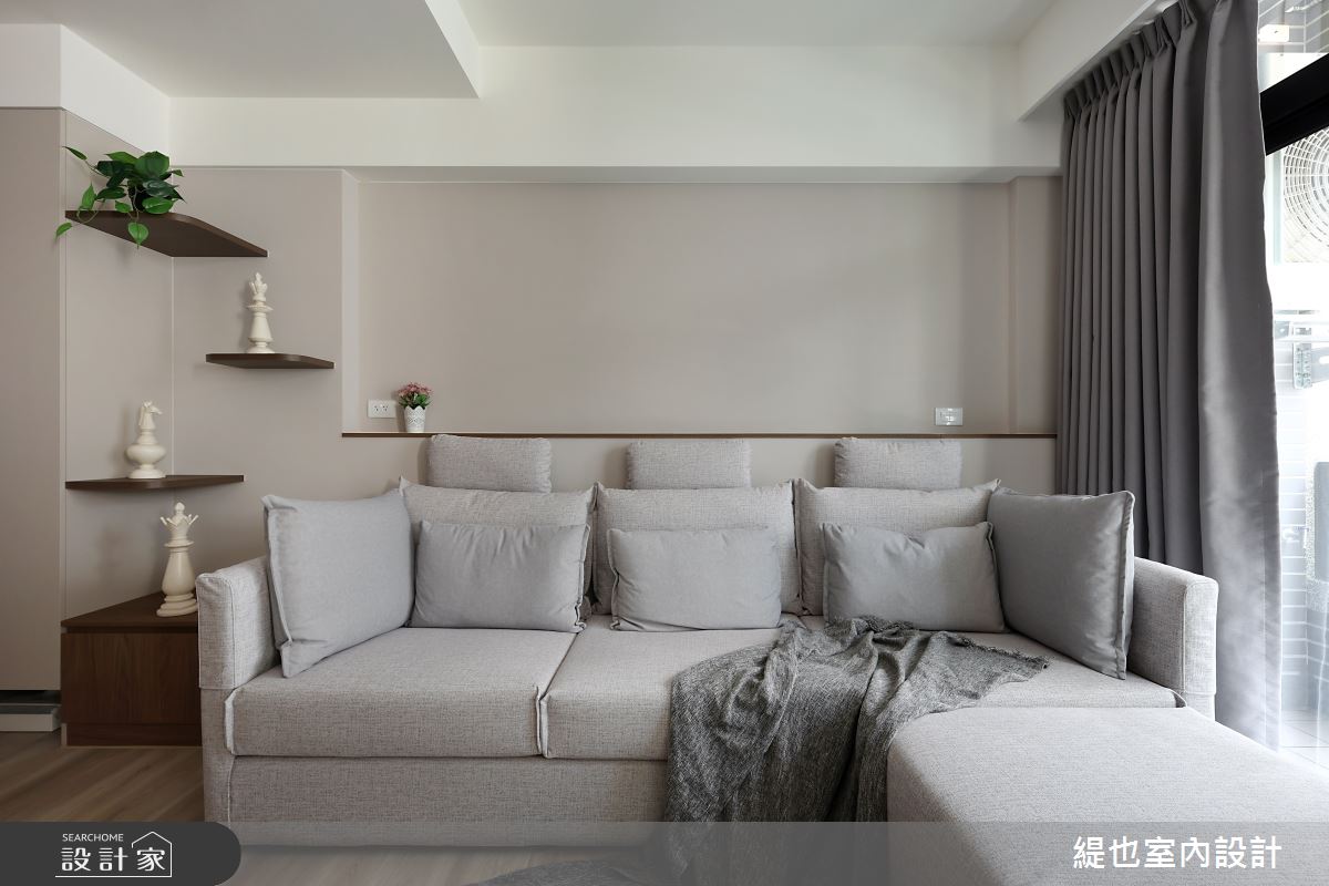 29坪預售屋＿混搭風客廳案例圖片＿緹也室內設計＿緹也_御國尊爵之2
