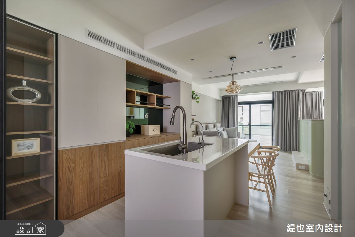 29坪預售屋＿混搭風餐廳中島案例圖片＿緹也室內設計＿緹也_御國尊爵之10