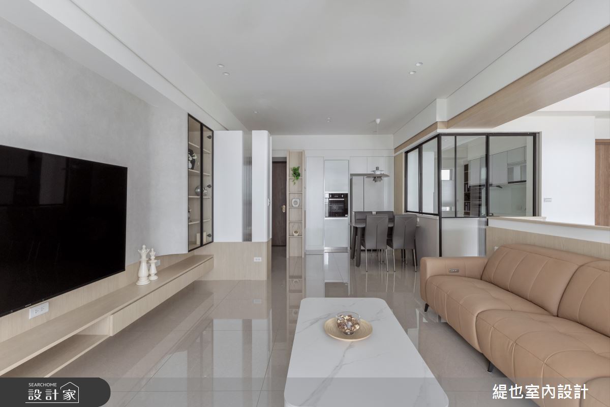 36坪預售屋＿現代風客廳餐廳案例圖片＿緹也室內設計＿緹也_上德匯之5