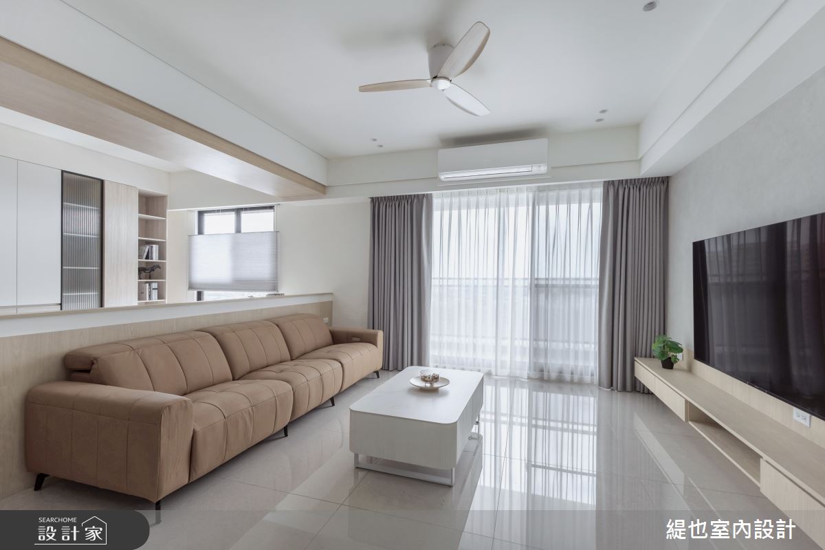 36坪預售屋＿現代風客廳書房案例圖片＿緹也室內設計＿緹也_上德匯之10