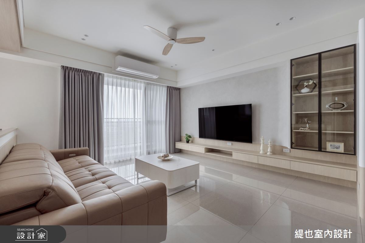 36坪預售屋＿現代風客廳案例圖片＿緹也室內設計＿緹也_上德匯之12