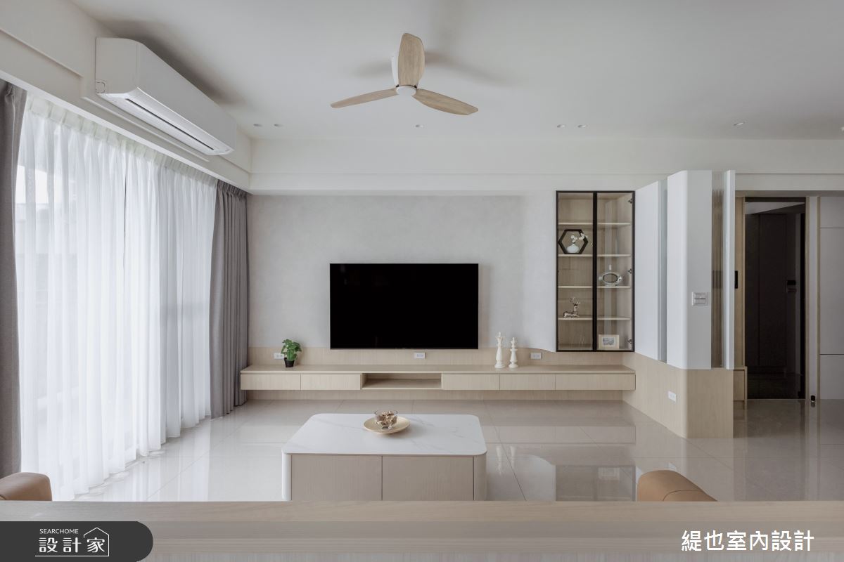 36坪預售屋＿現代風客廳案例圖片＿緹也室內設計＿緹也_上德匯之16