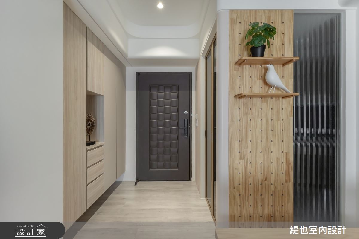 23坪預售屋＿北歐風玄關案例圖片＿緹也室內設計＿緹也_櫻花聚之1