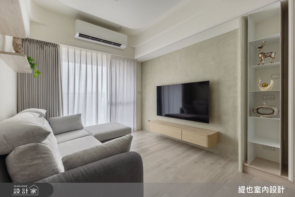 23坪預售屋＿北歐風客廳案例圖片＿緹也室內設計＿緹也_櫻花聚之11