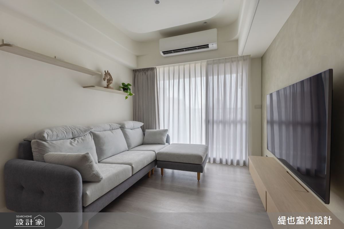 23坪預售屋＿北歐風客廳案例圖片＿緹也室內設計＿緹也_櫻花聚之13