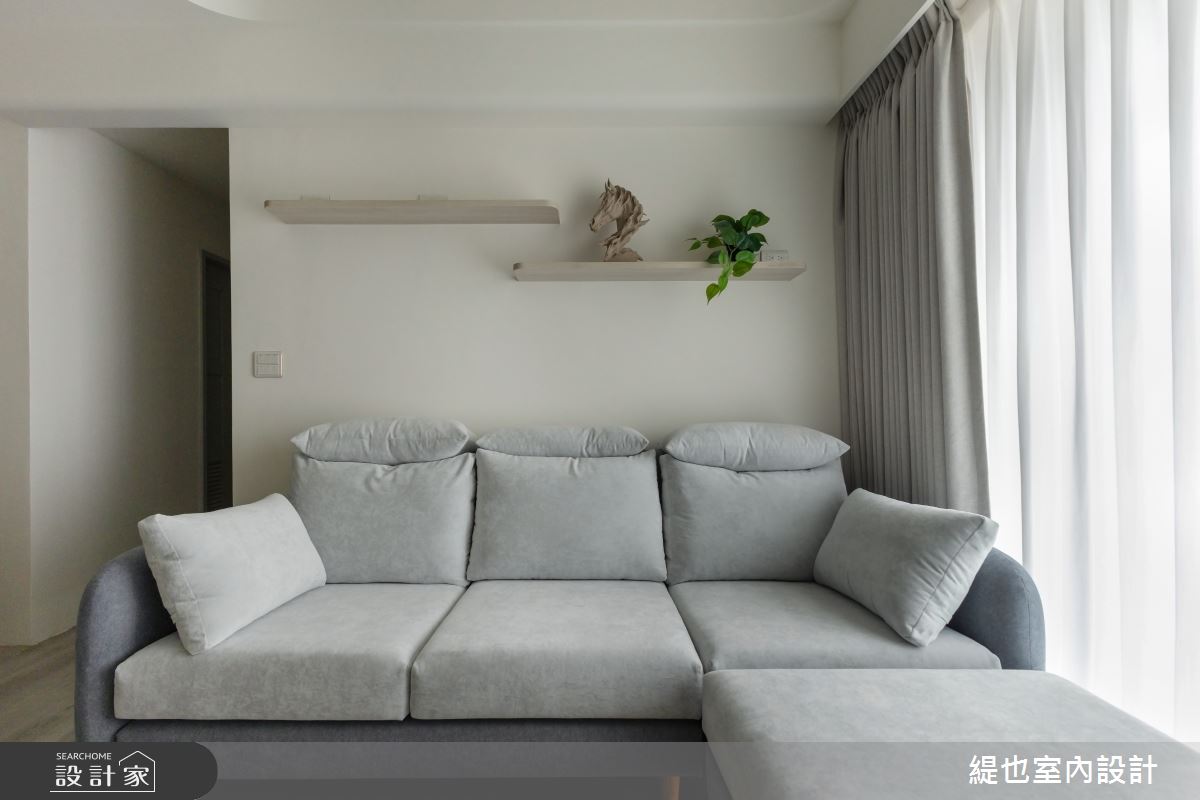 23坪預售屋＿北歐風客廳案例圖片＿緹也室內設計＿緹也_櫻花聚之15