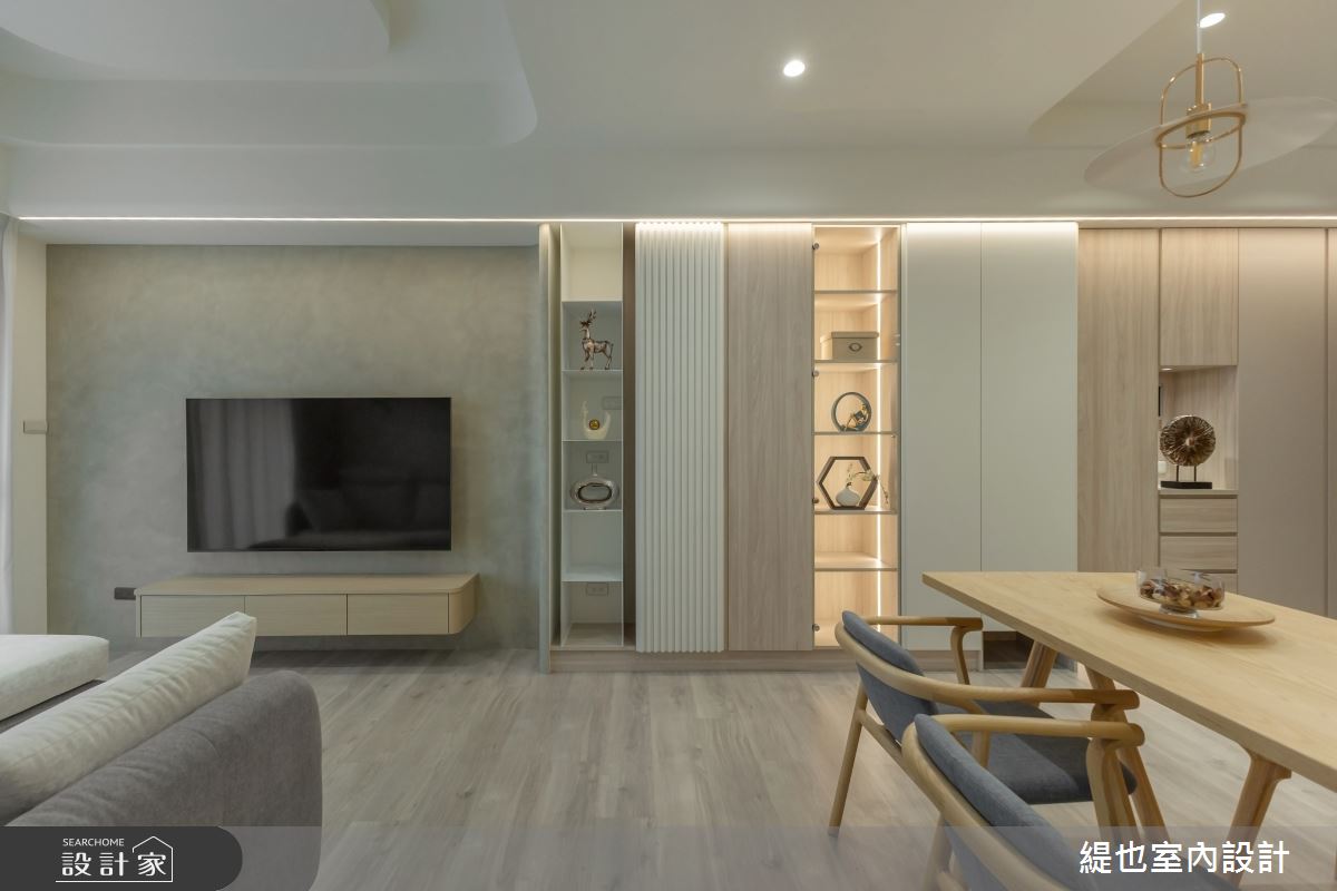 23坪預售屋＿北歐風客廳餐廳案例圖片＿緹也室內設計＿緹也_櫻花聚之10