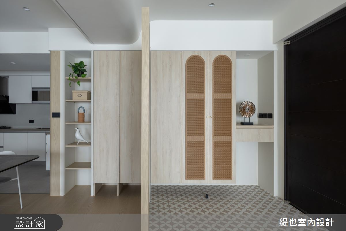 39坪中古屋(5~15年)＿無印風玄關案例圖片＿緹也室內設計＿緹也_湛高峰之1