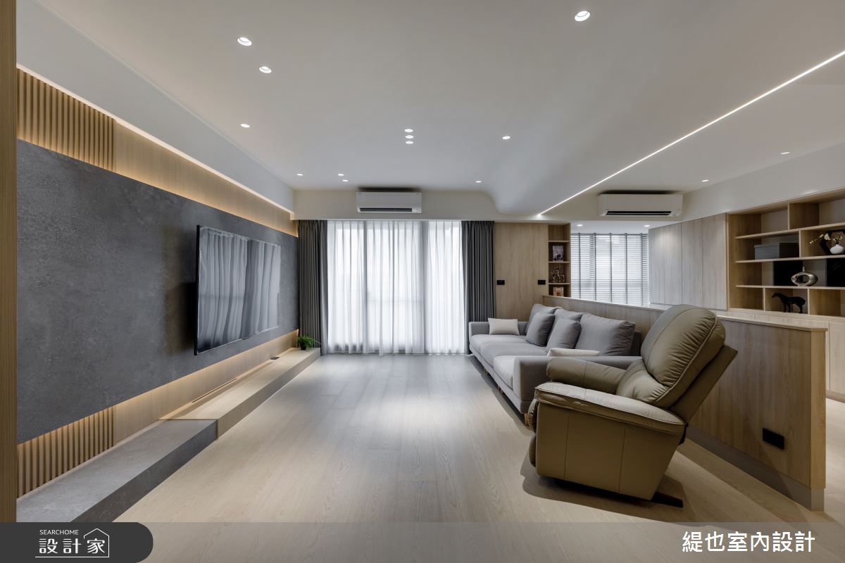 39坪中古屋(5~15年)＿無印風客廳案例圖片＿緹也室內設計＿緹也_湛高峰之6