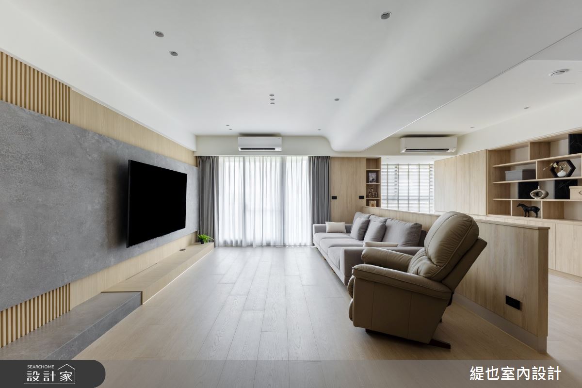 39坪中古屋(5~15年)＿無印風客廳案例圖片＿緹也室內設計＿緹也_湛高峰之5