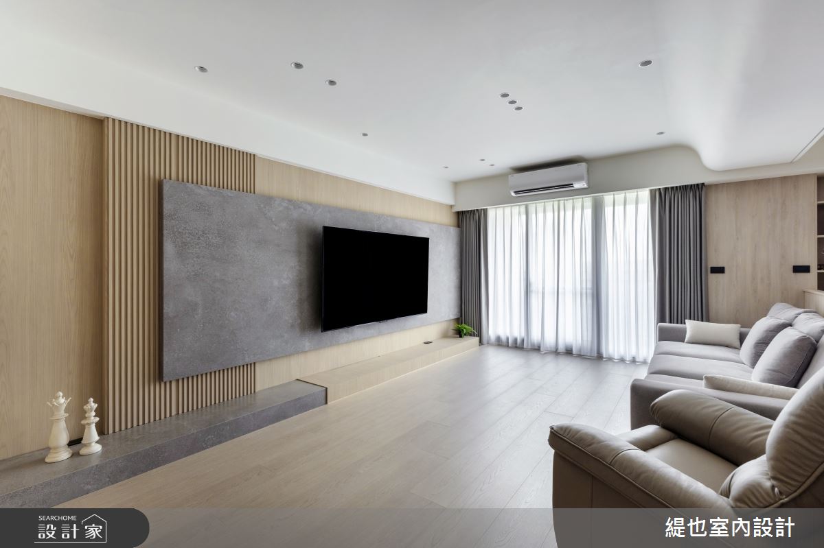39坪中古屋(5~15年)＿無印風客廳案例圖片＿緹也室內設計＿緹也_湛高峰之7