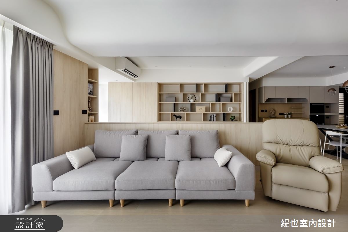 39坪中古屋(5~15年)＿無印風客廳案例圖片＿緹也室內設計＿緹也_湛高峰之2861