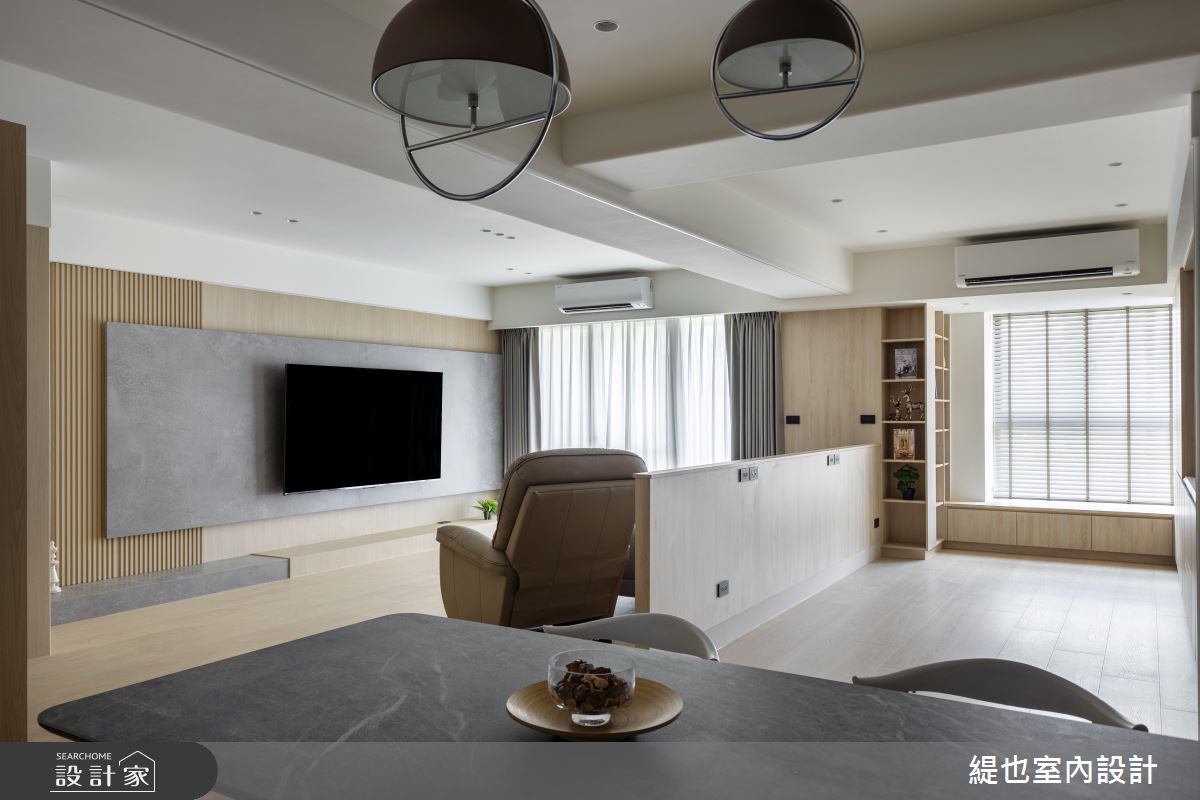 39坪中古屋(5~15年)＿無印風客廳餐廳案例圖片＿緹也室內設計＿緹也_湛高峰之17