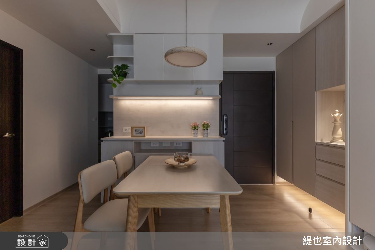22坪新成屋(5年以下)＿北歐風玄關餐廳案例圖片＿緹也室內設計＿緹也_上禾旺之2