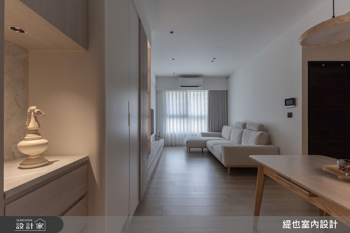 22坪新成屋(5年以下)＿北歐風客廳餐廳案例圖片＿緹也室內設計＿緹也_上禾旺之1