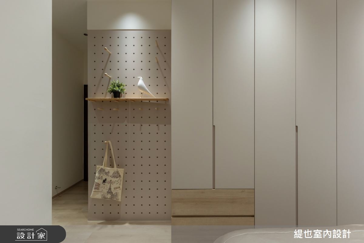 22坪新成屋(5年以下)＿北歐風臥室案例圖片＿緹也室內設計＿緹也_上禾旺之15