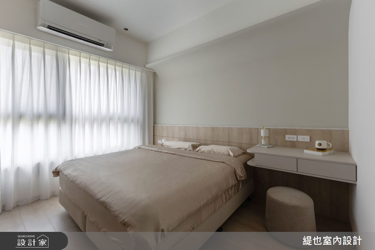 22坪新成屋(5年以下)＿北歐風臥室案例圖片＿緹也室內設計＿緹也_上禾旺之17